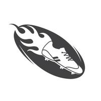Fußball Schuhe Vektor Symbol Illustration Design