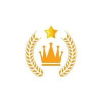 königlich Krone Logo Symbol Vektor Illustration
