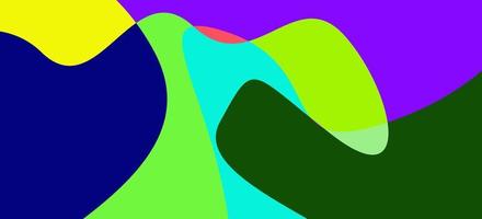 färgrik abstrakt vätska och Vinka bakgrund vektor