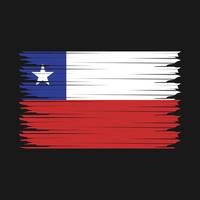 Chile Flagge Illustration vektor