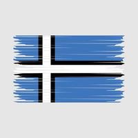 Estland Flagge Illustration vektor