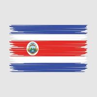 costa rica flagga illustration vektor