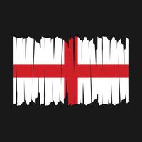 England-Flagge-Pinsel vektor