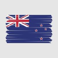 Bürste der neuseeländischen Flagge vektor