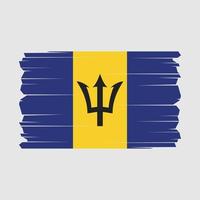 Barbados Flagge Vektor Illustration