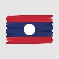 laos flagga vektorillustration vektor