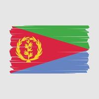 eritrea Flagge Vektor Illustration