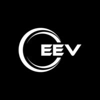 EEV-Brief-Logo-Design in Abbildung. Vektorlogo, Kalligrafie-Designs für Logo, Poster, Einladung usw. vektor