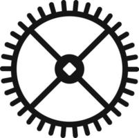 Uhr Gang, Motor, Gang. Reparatur Werkzeug, Reparatur Vektor Symbol, Wartung, Instandsetzung Vektor Symbol auf Weiß Hintergrund