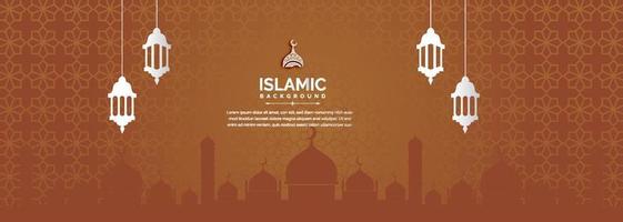 enkel islamic ramadan kareem baner bakgrund vektor
