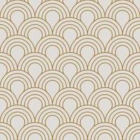 vintage art deco nahtloses muster. Strichzeichnungen geometrische Goldformen. moderne Ornamente-Vektor-Illustration. gatsby retro eleganter hintergrund für stoff, tapeten oder verpackung vektor