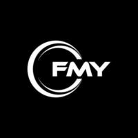 fmy Brief Logo Design im Illustration. Vektor Logo, Kalligraphie Designs zum Logo, Poster, Einladung, usw.