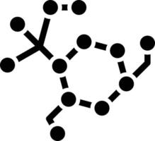 Molekül-Vektor-Icon-Design-Illustration vektor