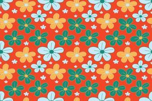 Blumen- Textil- Hintergrund vektor
