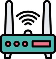 Router-Vektor-Icon-Design-Illustration vektor