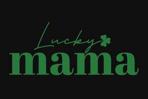 tur- mamma st Patricks dag t-shirt design vektor