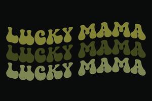 tur- mamma st Patricks dag t-shirt design vektor