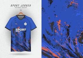 Hintergrund zum Sport Jersey Fußball Jersey Laufen Jersey Rennen Jersey Muster gebürstet Blau vektor