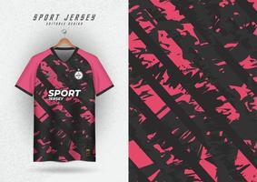 Hintergrund zum Sport Jersey Fußball Jersey Laufen Jersey Rennen Jersey Muster Rosa schwarz Streifen vektor