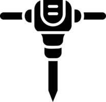 Presslufthammer-Vektor-Icon-Design-Illustration vektor