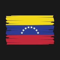 venezuela flag pinselvektor vektor