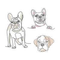 Hunde Vektor Illustration