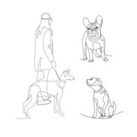 Hunde Vektor illustrstion