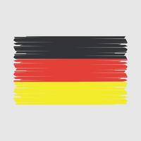 Deutschland-Flagge-Pinsel-Vektor vektor