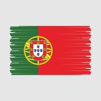 Portugal flagga vektor