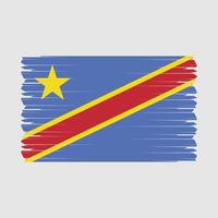 republiken Kongo flagga vektor