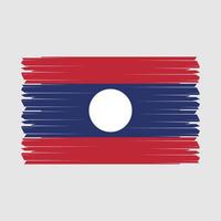 laos flagga vektor