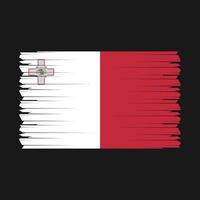 malta flagga vektor