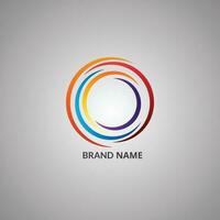 modern logotyp design vektor för multimedia och underhållning företag
