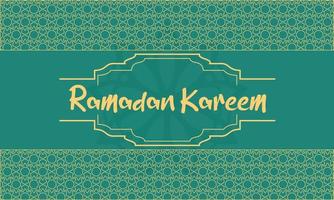 Ramadan kareem Ornament Hintergrund Banner vektor