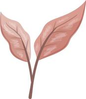Aquarell Hand gezeichnet Blätter vektor