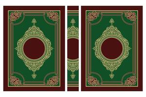 islamisch Buch Startseite Gold Design vektor