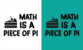 pi dag design, pi dag t-shirt designa, inte vara irrationell pi design, glad pi dag t-shirt design. vektor