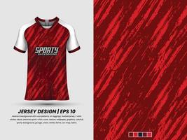 Fußball Jersey Design zum Sublimation, Sport t Hemd Design, Vorlage Jersey Profi Vektor