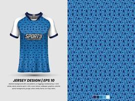 Fußball Jersey Design zum Sublimation, Sport t Hemd Design, Vorlage Jersey Profi Vektor