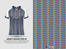 fotboll jersey design för sublimering, sport t skjorta design, mall jersey proffs vektor