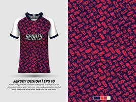 fotboll jersey design för sublimering, sport t skjorta design, mall jersey proffs vektor