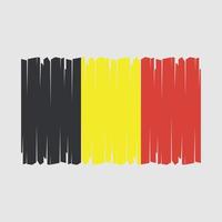 belgischer Flaggenvektor vektor