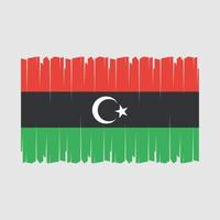 libyens flagga vektor