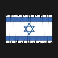 israel flagga vektor