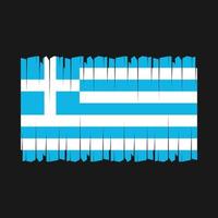 Greklands flagga vektor