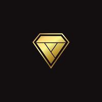 vektor elegant begrepp diamant logotyp