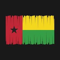 Guinea Bissau flagga vektor