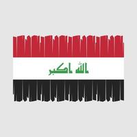 Irak flagga vektor