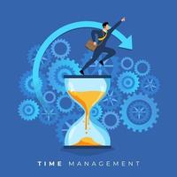 Zeitmanagement im Geschäft vektor