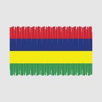 mauritius flagga vektor illustration